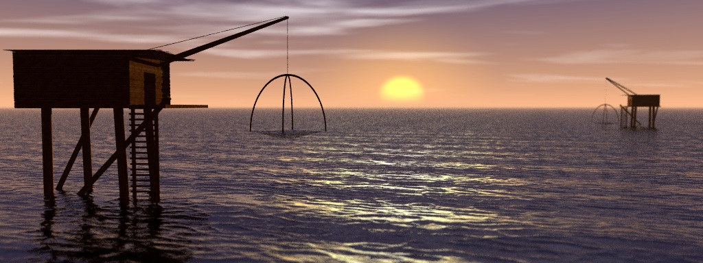 coucher soleil